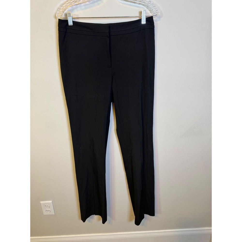 1.2.3 Paris Womens Dress Pants Slim Straight Leg Black Size 40